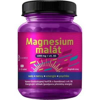 Galmed Magnesium malát 50+20 kapslí