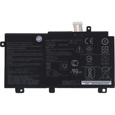 ASUS Батерия за лаптопи Asus, 3 клетки, 11.4V, 48Wh, Заместител (AS-BS-0119)
