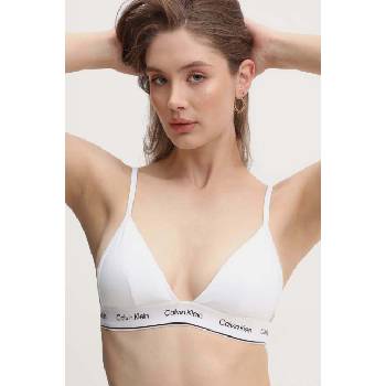 Calvin Klein Горнище на бански Calvin Klein в бяло с леко подплатени чашки KW0KW02424 (KW0KW02424)