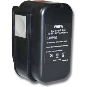VHBW Батерия за AEG 2000, 9.6V, 3.3Ah (800104564)