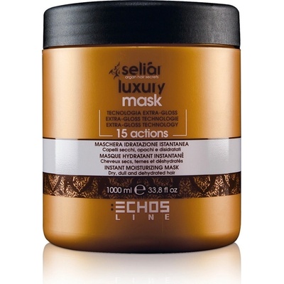 Echosline Seliar Luxury Intense Moisturizing Mask hydratační maska pro suché a matné vlasy 1000 ml