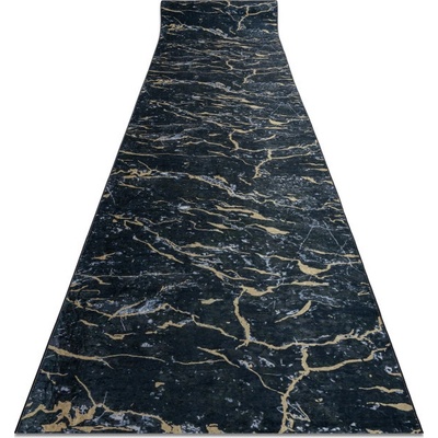 Nej-koberce LOTUS GALACTIC 9523 černý zlatý metráž 60 cm