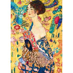 Bluebird Puzzle - Puzzle Gustave Klimt - Lady with Fan, 1918 - 2 000 piese