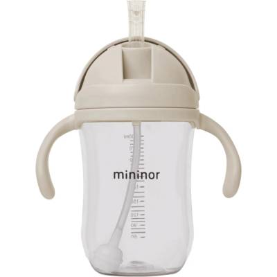 Mininor fľaša so slamkou z tritanu 330 ml cloudy morning