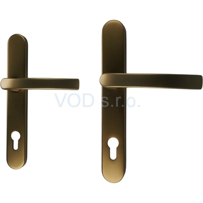 Dieckmann KRONOS Klika/klika PZ 92 mm starobronz