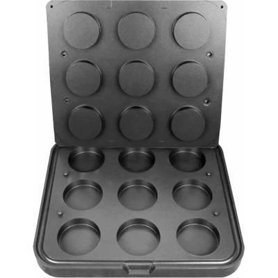 G.Gastro Formy pro stroj na tartaletky TMNP - Tvar tartaletek: Kulaté - Ø 80 mm - Výška: 18 mm - pro 9 tartaletek - D11886355