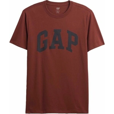 GAP BASIC LOGO pánské tričko hnědá