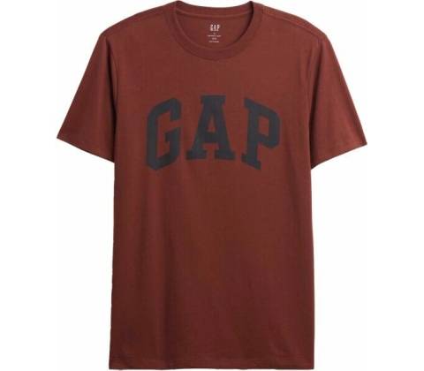 GAP BASIC LOGO pánské tričko hnědá