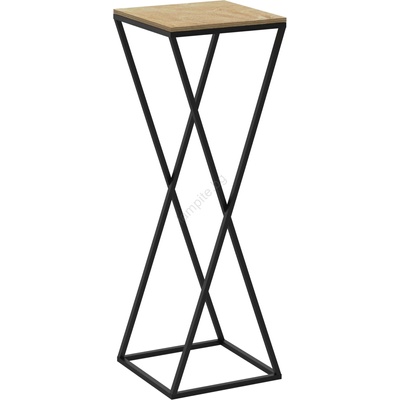Luminex Стойка за цветя 70x24 см черен (LU0991)