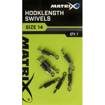 Matrix Obratlíky Hooklength Swivels veľ.16 7 ks