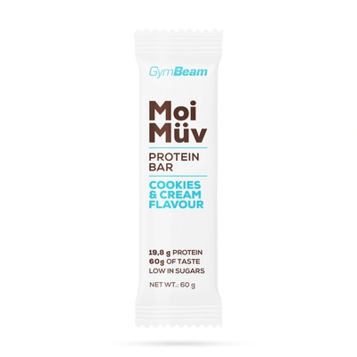 GymBeam Протеинов бар MoiMüv 60 g бисквитки с крем