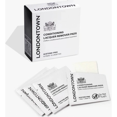 Londontown kur Conditioning Lacquer Remover Pads Ošetrujúce odlakovacie tampóny 10 ks