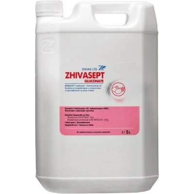 ЖИВАС ООД ЖИВАСЕПТ ГЛЮКОНАТ за дезинфекция на ръце и кожа 5л