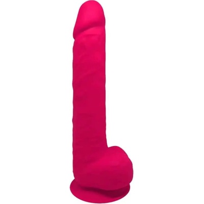 Silexd Model 1 Realistic Penis Premium Silexpan Silicone Fuchsia 38 Cm
