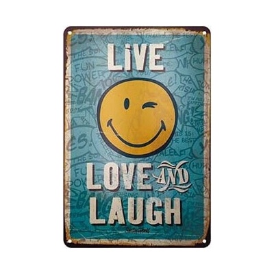 Ceduľa Live, Love and Laugh
