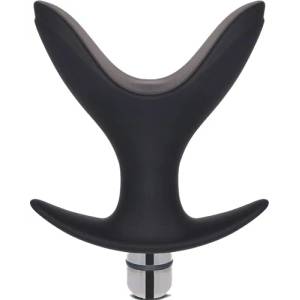 X Fun Анален Butt Plug вибратор и стимулатор "MOMO BLACK" 10 см