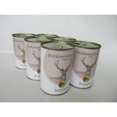 Bohemia Pet Food Zvěřinové ve vlastní šťávě 6 x 400 g