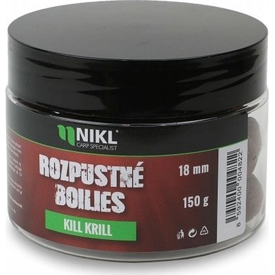 Karel Nikl Rozpustné Boilies Kill Krill 150g 18mm