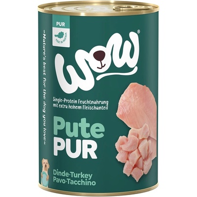 WOW Pur čisté krůtí maso 6 x 400 g