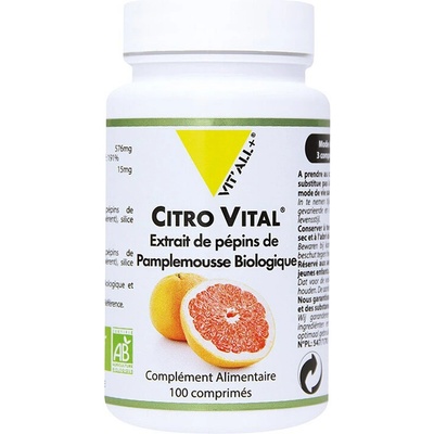 Vit’All+® Citro Vital® Екстракт от Ацерола + Грейпфрут (семена) 100 таблетки | Vit’All+® (621666 (CITRO) VP)
