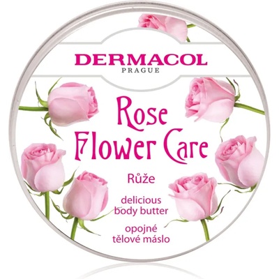 Dermacol Flower Care Rose подхранващо масло за тяло с аромат на рози 75ml