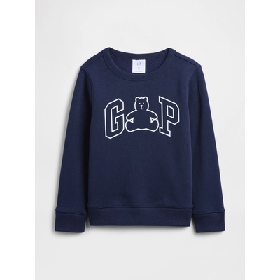 GAP Baby sweatshirt with logo Boys modrá