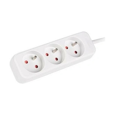 Lanberg prodlužovací 3 zásuvky 3m bílé PS0-03E-0300-W Natec
