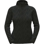 Stedman lux hooded knitfleece jacket st5560 / Дамско плетено поларено яке с качулка - черен меланж m (st5560bohm)