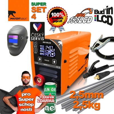 PanterMax MMA 195LCD MMA/TIG set 4 – Zboží Dáma