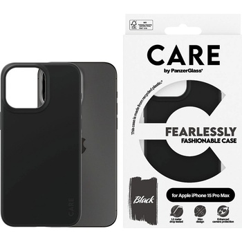 Panzer Калъф CARE - Fashionable, iPhone 15 Pro Max, черен (5715685005671)