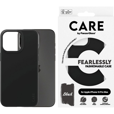 Panzer Калъф CARE - Fashionable, iPhone 15 Pro Max, черен (5715685005671)