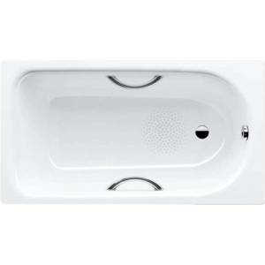 KALDEWEI Advantage - Правоъгълна вана Saniform Plus Star 344, 140x75 см, с отвори за дръжки, противоплъзгаща повърхност, бяла 134430000001 (134430000001)
