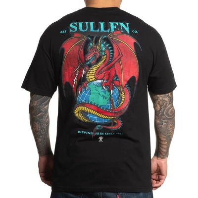 Sullen pánské tričko DRAGON RIP SCM4166 BK