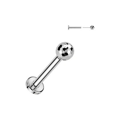 Šperky4U piercing do brady PUSH IN labreta TITAN TIT1324
