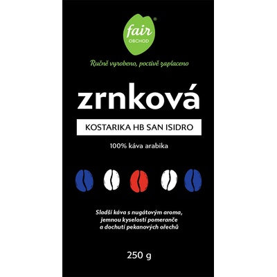 Fairobchod káva Kostarika HB San Isidro 0,5 kg