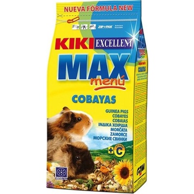 KIKI EXCELLENT MAX krmivo pre morské prasiatka 1 kg KIKI G. Z. MANRESA s.l.