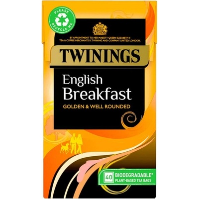 Twinings English Breakfast černý čaj 40 ks 100 g