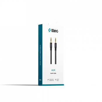 Ttec Кабел ttec 3.5mm, Sterio Aux, Cable, 1m