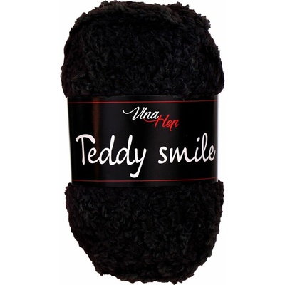 Vlna-hep Teddy smile - dětská "medvídková" - polyester Teddy smile: 4001 Černá