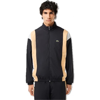 Image 1 of Lacoste Men's Waterproof Lightweight Rain Anorak - Black/Croissant