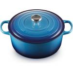 Le Creuset Съдове за готвене SIGNATURE 28 см, 6, 7 л, AZURE, чугун, Le Creuset (LECR21177282202430)
