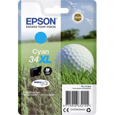 Epson 34XL Cyan - originálny