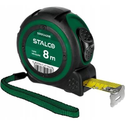 Stalco metr svinovací ABS pouzdro s TPR gumou, 8 m x 25 mm