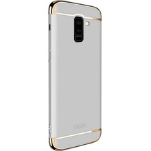 Pouzdro Mofi Guard Samsung Galaxy A6 Plus 2018 - stříbrné