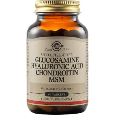 Solgar Glucosamine, Hyaluronic Acid, Chondroitin & MSM, 60 tablets