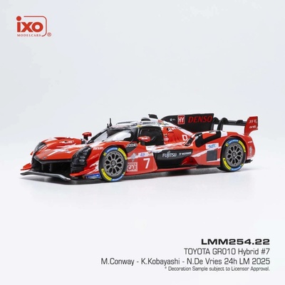 Toyota GR010 Hybrid 24h Le Mans 2025 7 Conway Kobayashi De VriesIXO 1:43