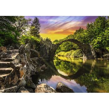 Trefl - Puzzle Premium Plus Photo Odyssey: Rakotz Bridge in Kromlau, Germany - 1 000 piese