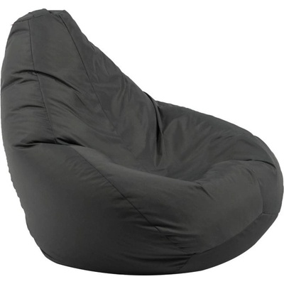 Pufrelax Пуф круша Nirvana Hobbit, водоустойчив, Тъмно сив