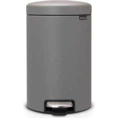 Brabantia Кош за отпадъци Brabantia - NewIcon, 12 l, Mineral Concrete Grey (1001090)