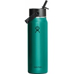 Hydro Flask Термо бутилка Hydro Flask Lightweight Wide Flex Straw Cap Insulated bottle - Emerald Green - размер 710 ml (533-2421-0112)